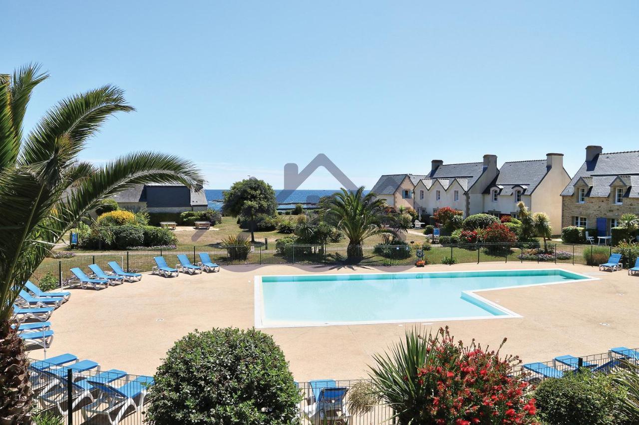 Localise - A06 - Entierement De Plain-Pied Avec Petite Vue Mer - Donnant Sur La Piscine Et Le Jardin - Wifi Inclus - Draps Inclus - Guilvinec Esterno foto