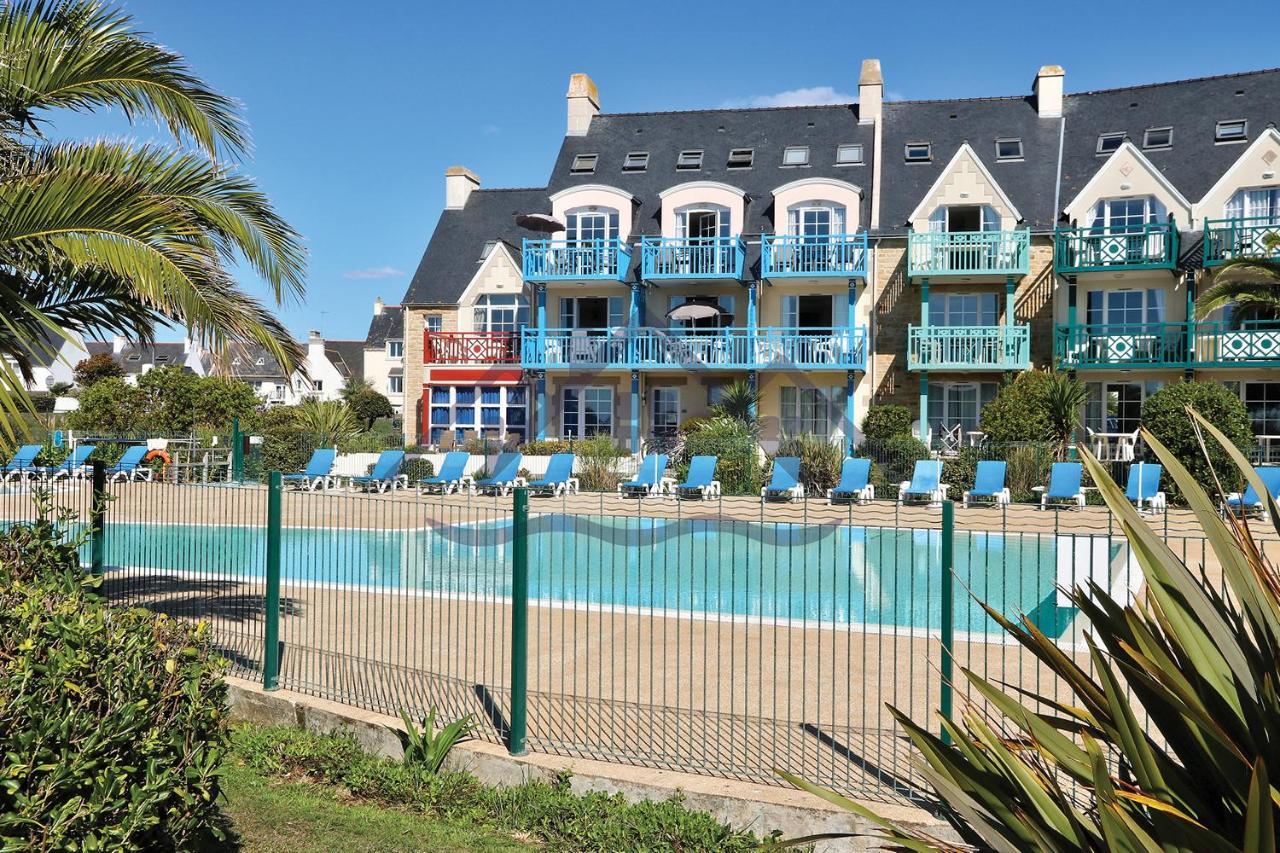 Localise - A06 - Entierement De Plain-Pied Avec Petite Vue Mer - Donnant Sur La Piscine Et Le Jardin - Wifi Inclus - Draps Inclus - Guilvinec Esterno foto