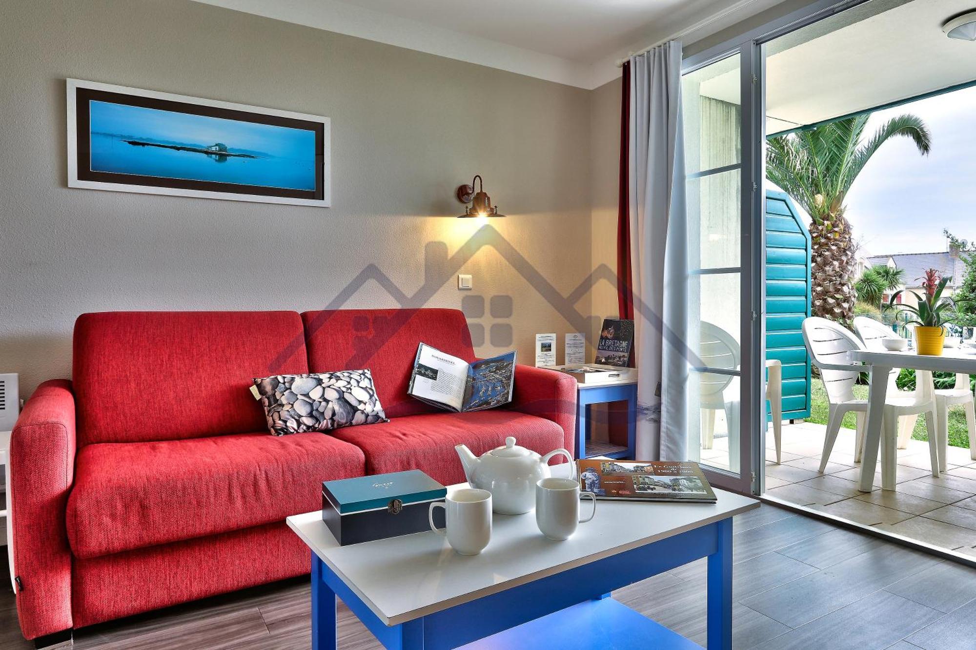Localise - A06 - Entierement De Plain-Pied Avec Petite Vue Mer - Donnant Sur La Piscine Et Le Jardin - Wifi Inclus - Draps Inclus - Guilvinec Esterno foto